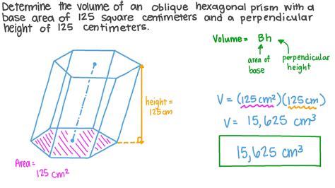 volume   hexagonal prism  height  radius womanmilo