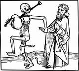 Death Clipart Clip Dance Old Muerte Man Plague Danza Cliparts La Skeleton Macabre Vectors Library Line Tumblr Clipground Danse Premium sketch template