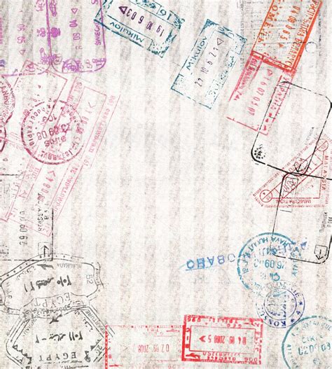 travel background   passport stamps stock photo  tsyhund
