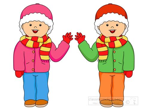 winter clothes  kids clipart   cliparts  images