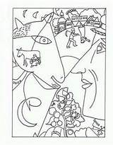 Coloring Pages Matisse Famous Henri Chagall Marc Painting Printable Sheets Kids Arte Book Artwork Para Colouring Picasso Color Artists Artist sketch template