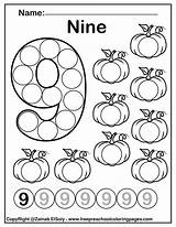 Preschool Pumpkins Printables sketch template