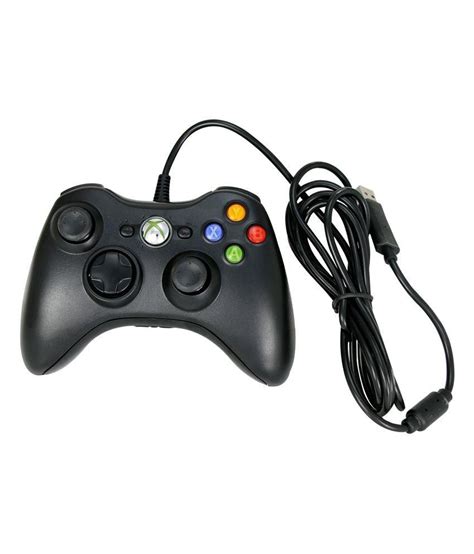 buy powertech xbox  wired controller black    price  india snapdeal