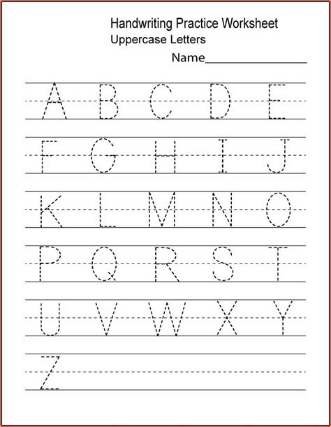 alphabet printable letters  trace  activity