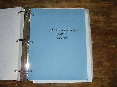 kubota   tractor electrical wiring diagram manual ebay