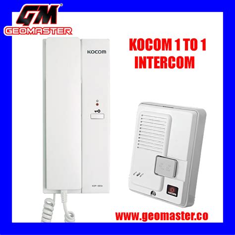 kocom intercom kdp     door phone system