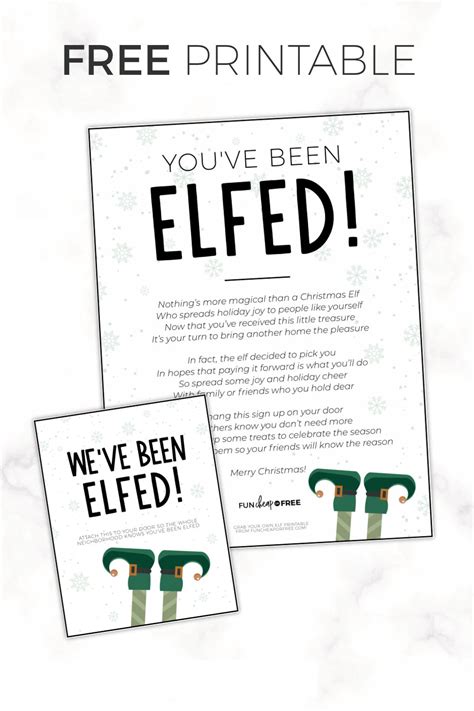 youve  elfed  printable clever gift ideas fun cheap