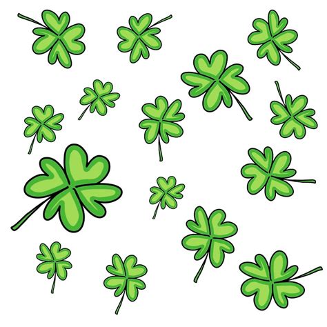 leaf clovers pattern  livelaughmemes redbubble