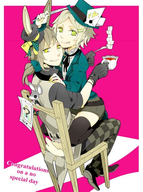 march hare x mad hatter alice in wonderland usagimimi