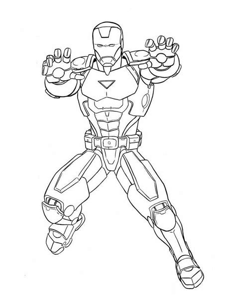 iron man coloring page  printable coloring pages  kids