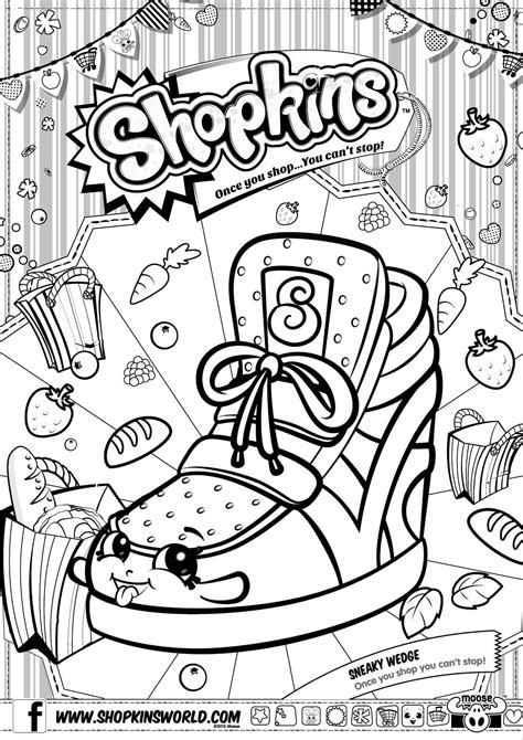 shopkins coloring pages coloring home