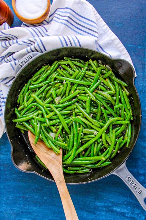 easy skillet green beans