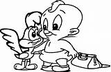 Coloring Warner Bros Tunes Looney Bird Boy Baby Wecoloringpage sketch template