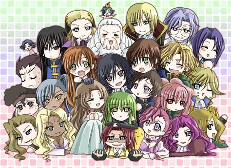 The Main Characters Code Geass The Anime
