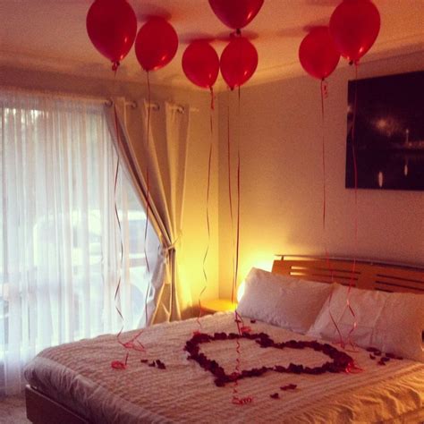 Decorate The Bedroom Celebration Birthday Surprises For Her