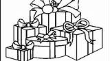 Coloring Present Pages Christmas Presents Colouring Birthday Getdrawings Kids sketch template