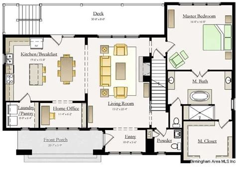 closed floor house plans homeplancloud