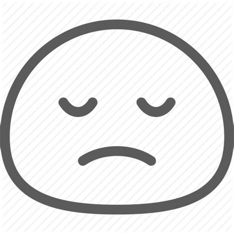 Chat Cute Emoji Emoticons Face Sad Icon