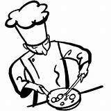 Cocinero Cocineros Chef Cozinheiro Cocinando Empleo Chefs Ofertas Cocinar Fusiles Pongase Gastronomicos Conmishijos Cristianas Benvinguts Doplim Sazonando Camarero sketch template