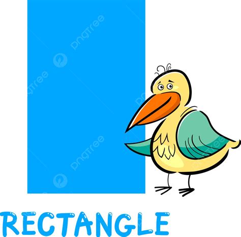 rectangle shape  cartoon bird symbol cartoon math vector symbol cartoon math png