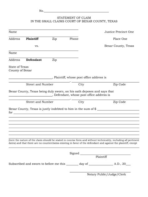 printable court forms