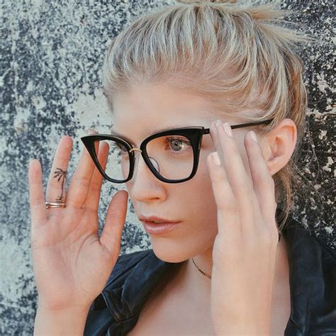 Royal Girl Cat Eye Women Eyeglasses Frames Brand Designer