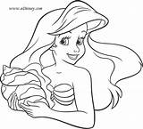 Sirenita Recortar Pegar Princess sketch template