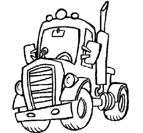 tractor coloring page coloringcrewcom