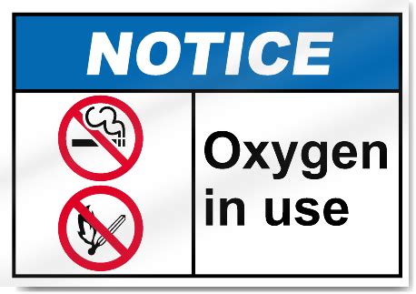 oxygen   notice signs signstoyoucom