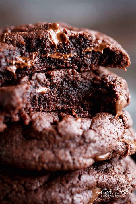 fudgy chocolate brownie cookies cravings happen