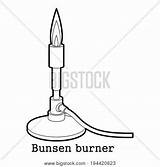 Bunsen Burner Bunsenbrander Becco Icona Profilo Diagramma Identificato Bigstockphoto sketch template