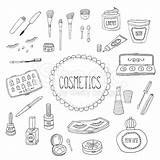 Makeup Doodles Cosmetics Beauty Cosmetology Vector Drawings Icons Drawing Doodle Background Paintingvalley Splurge Worth Royalty Choose Board Istockphoto sketch template