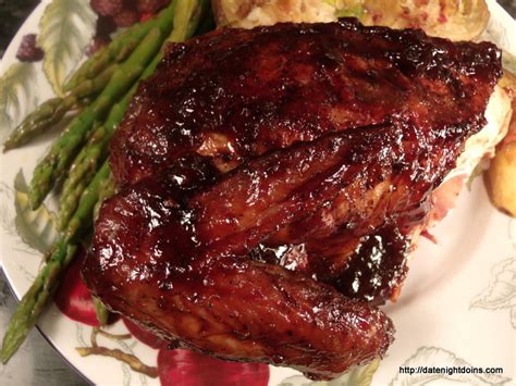 ginger glazed spatchcock chicken