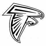 Falcons Atlanta Logo Coloring Pages Clipart Nfl Symbol Clip Falcon Vinyl Decals Decal Window Painting Quia Cliparts Silhouette Football Laptop sketch template