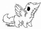 Base Fox Winged Ms Paint Adopts Lineart Use Deviantart Version Group sketch template