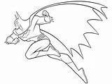 Batman Cartoon Pages Coloring Getcolorings Color sketch template