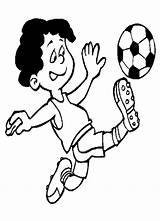 Coloring Soccer Pages Print Kids sketch template