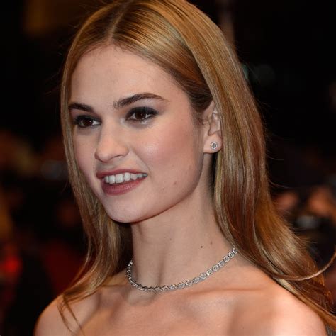 Lily James Dior Dress At Cinderella Premiere Popsugar Fashion