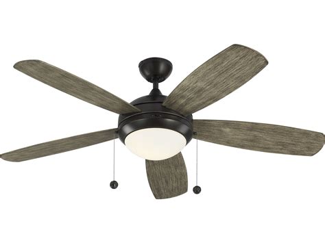 monte carlo fans discus aged pewter  wide indoor ceiling fan  light grey weathered oak