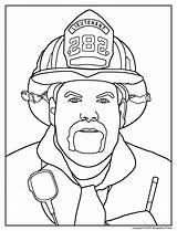 Coloring Pages Firefighter Fireman Printable Elderly Hat Lollipop Color Dementia Fire Adults Drawing Adult Fighter Getdrawings Print Getcolorings Comments sketch template