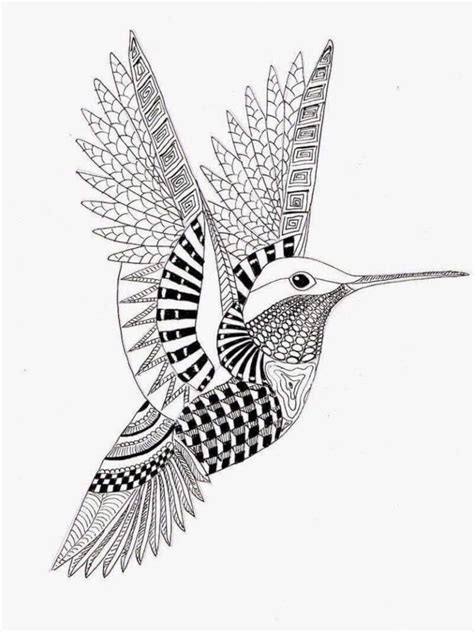 hummingbirds coloring pages printable
