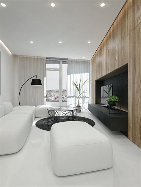 black  white interior design ideas modern apartment  id white architecture beast
