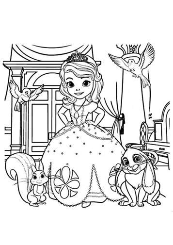 lovely pict sophia coloring pages  pretty image  sofia