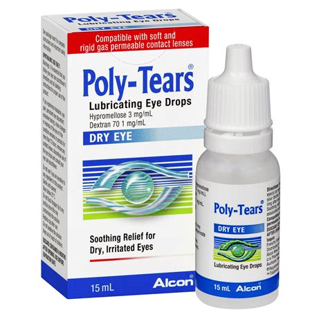 poly tears lubricating eye drops ml alive pharmacy warehouse