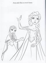Coloring Pages Elsa Frozen Disney Walt Queen Anna Princess Characters Clipart Castle Drawing Print Fanpop Getdrawings sketch template
