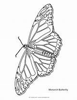 Coloring Pages Butterfly Printable Kids Butterflies Bestcoloringpagesforkids Monarch Bookmark Land Mycoloringland sketch template