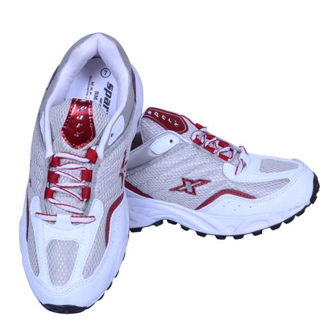 Buy Sparx Men S White And Red Lace Up Running Shoes Online ₹1298 From