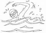 Schwimmen Malvorlage Ausdrucken Ausmalbilder Bild Herunterladen sketch template