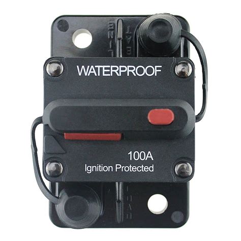 amp circuit breaker  manual reset  vdc waterproof  china socket breaker
