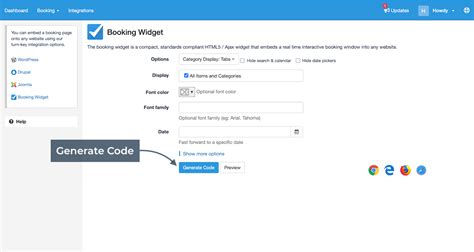 partner accounts booking widget  hosted booking page checkfront support